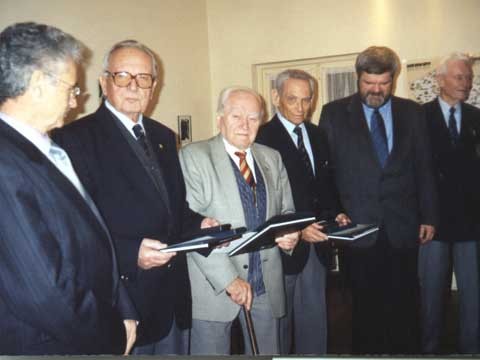 dr.Karel A. Macháček -druhý zleva